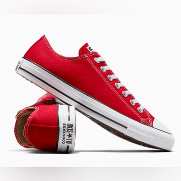 NEW Red Converse Unisex Chuck Taylor All Star Canvas Sneakers Women’s Sz 8.5 - Picture 5 of 7